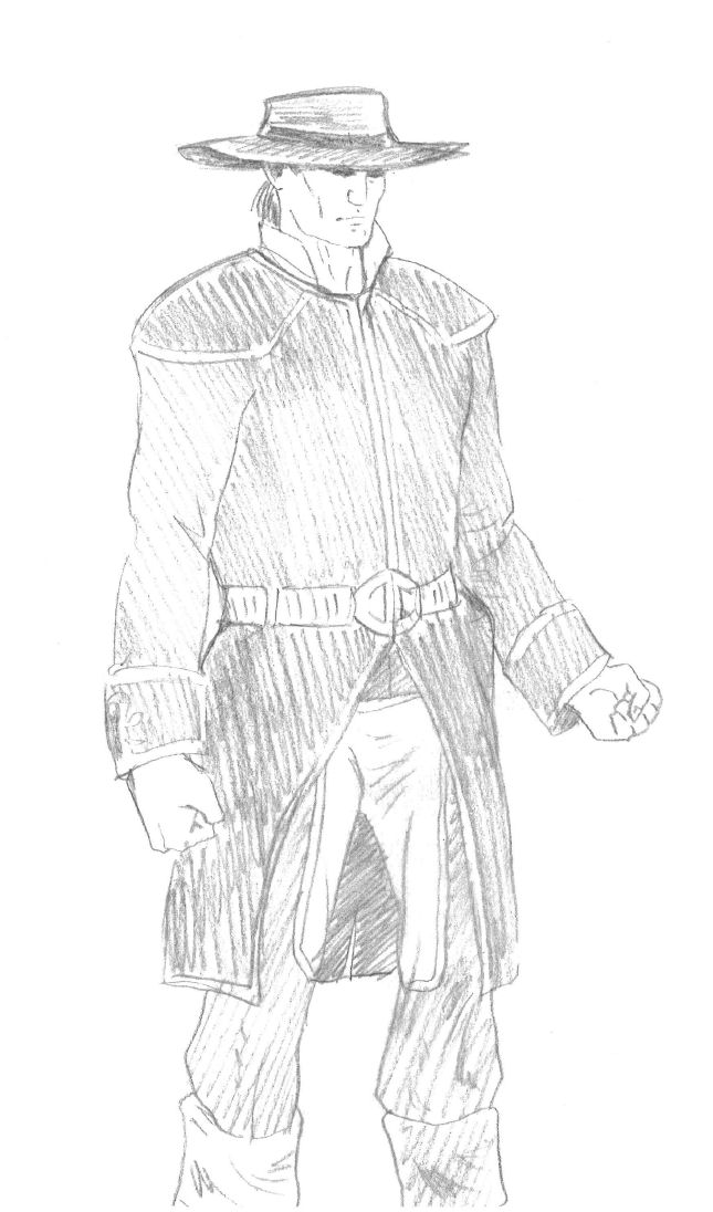 An early picture of Kal, here wearing his hat and great coat.