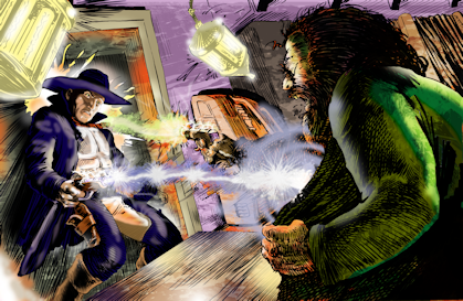 Kal shoots it out with Ayget Rulfin